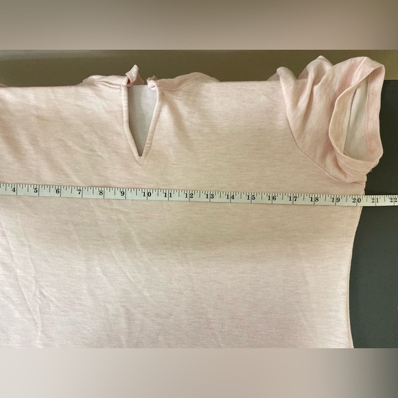 Women’s CALVIN KLEIN Pink Casual Athletic Clean Girl V Neck Dress Shirt Size L - Picture 8 of 12